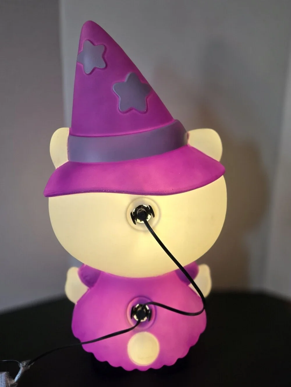 Hello Kitty Blow Mold Witch Halloween Lighted Yard Decor Sculpture 22” Plug-in